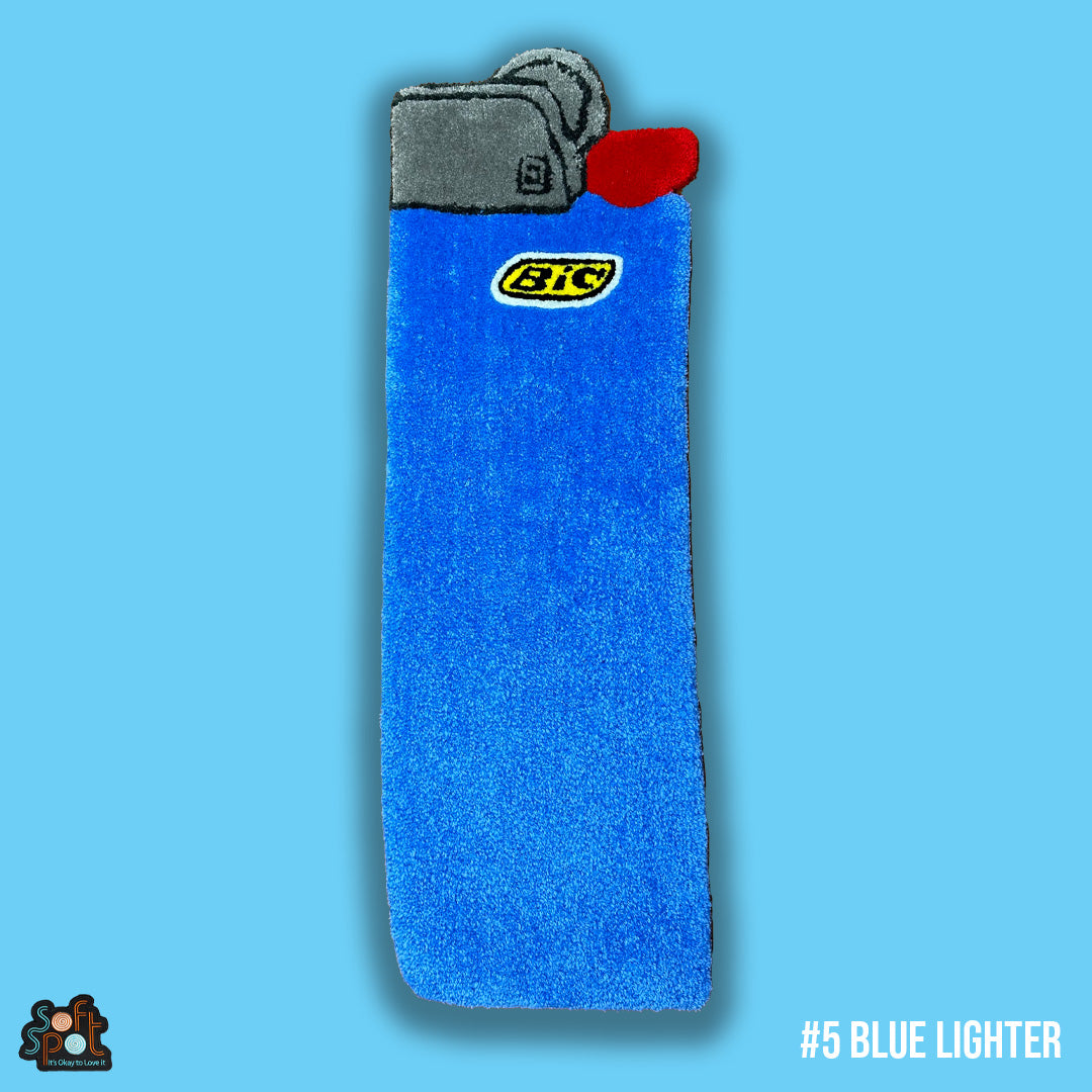 #5 "BIC" Blue Lighter